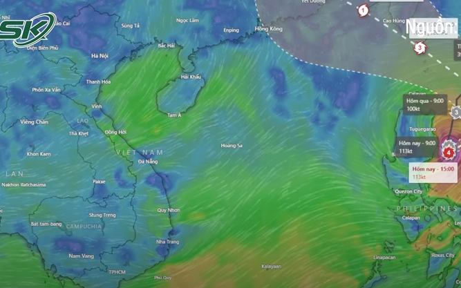 Tin bão Saola mới nhất: Tiến gần Biển Đông, đạt cấp siêu bão