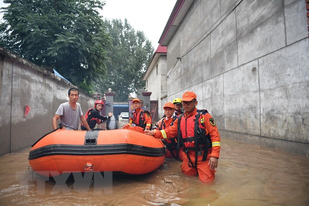 Hơn 3.000 người dân phải sơ tán do mưa lớn, lũ lụt tại Trung Quốc - Ảnh 1.