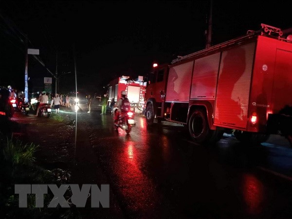 Bình Thuận: Cháy tiệm sửa xe, 1 người tử vong và 3 người cấp cứu - Ảnh 1.