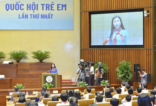 263 trẻ em đóng vai đại biểu Quốc hội trong Phiên họp giả định - Ảnh 3.