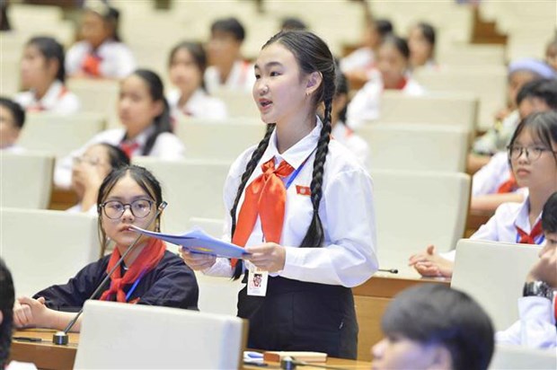 263 trẻ em đóng vai đại biểu Quốc hội trong Phiên họp giả định - Ảnh 2.