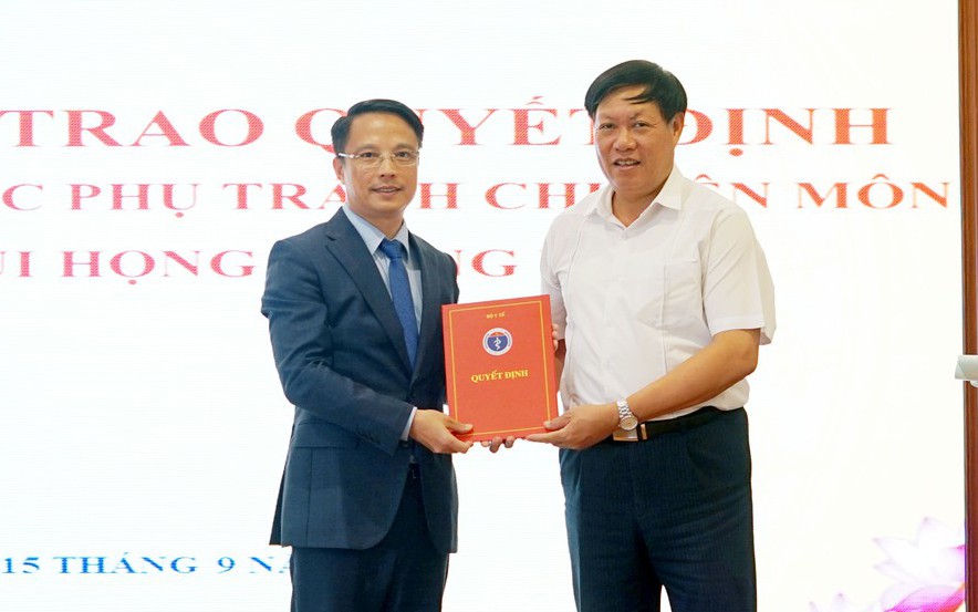 Bộ Y tế bổ nhiệm Phó Giám đốc Phụ trách chuyên môn BV Tai Mũi Họng Trung ương