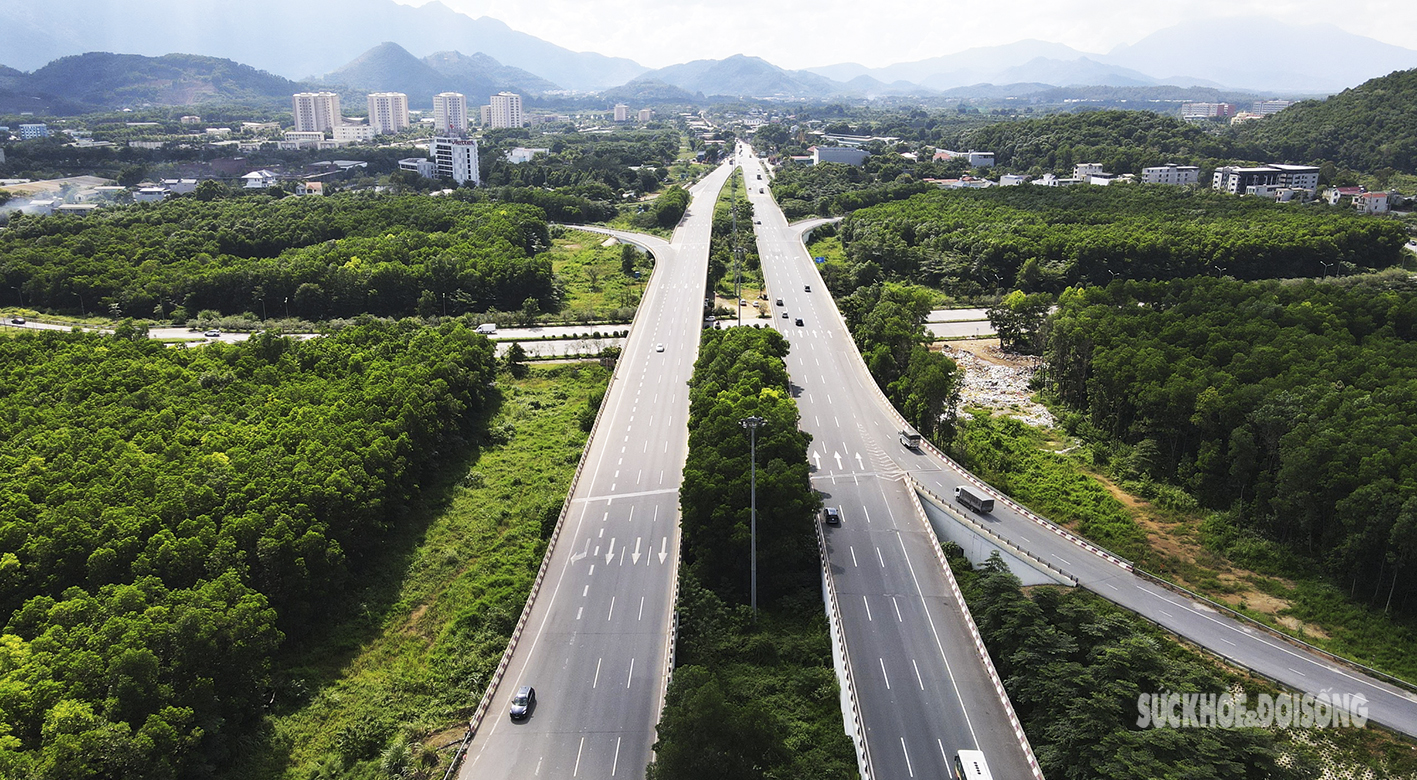 Đại lộ hiện đại nhất Việt Nam nhìn từ trên cao như một khu 'rừng tái sinh' - Ảnh 4.