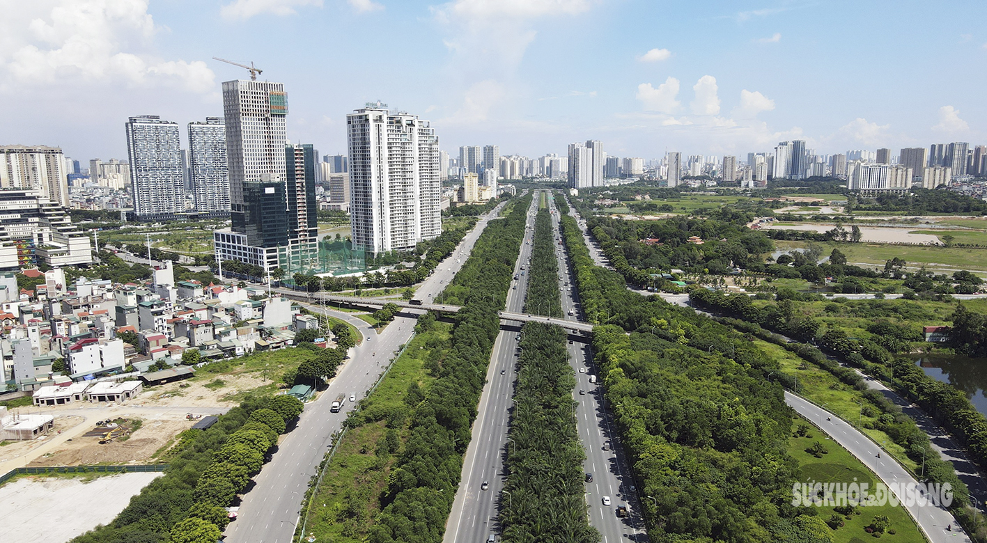 Đại lộ hiện đại nhất Việt Nam nhìn từ trên cao như một khu 'rừng tái sinh' - Ảnh 9.
