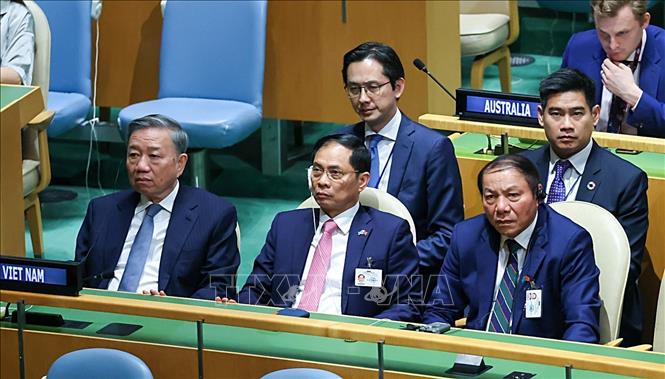 Thủ tướng Phạm Minh Chính phát biểu tại Phiên thảo luận chung cấp cao Đại hội đồng Liên hợp quốc - Ảnh 3.