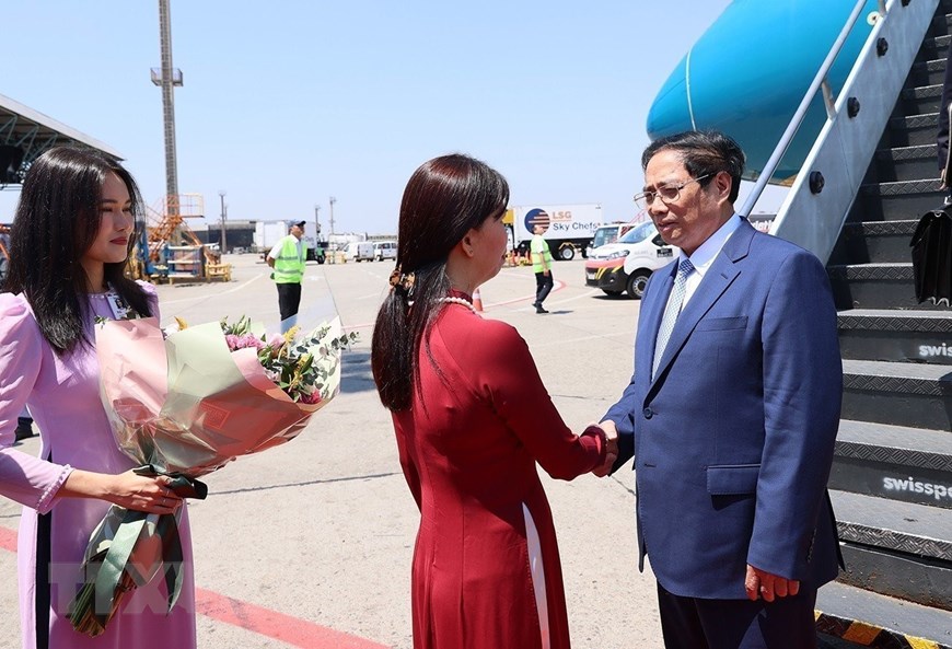 [Photo] Thủ tướng Phạm Minh Chính tới Brazil, bắt đầu thăm chính thức - Ảnh 2.