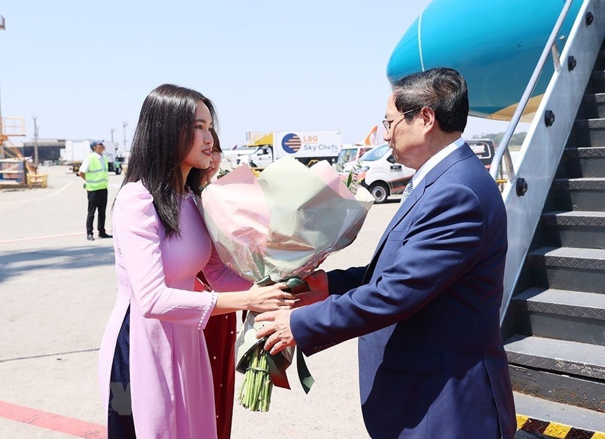 [Photo] Thủ tướng Phạm Minh Chính tới Brazil, bắt đầu thăm chính thức - Ảnh 5.