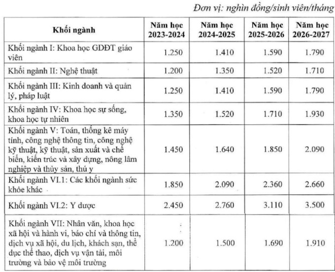 Lùi thời gian tăng học phí: Giải pháp nào gỡ khó cho các trường? - Ảnh 2.