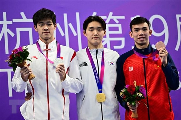 ASIAD 19: Ngày thi đấu ghi dấu ấn 'kình ngư' Nguyễn Huy Hoàng - Ảnh 1.