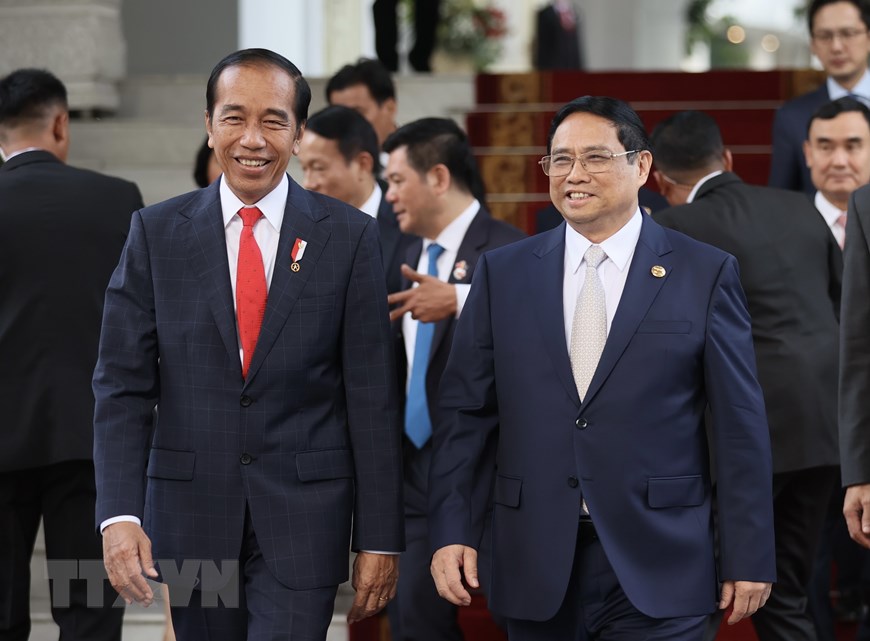 Thủ tướng hội kiến Tổng thống Indonesia, tiếp Tổng Giám đốc IMF - Ảnh 2.
