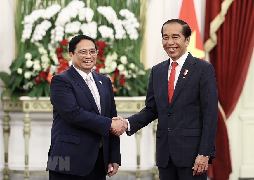 Thủ tướng hội kiến Tổng thống Indonesia, tiếp Tổng Giám đốc IMF - Ảnh 3.