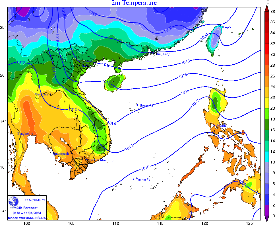 Chi tiết nhiệt độ các khu vực ảnh hưởng không khí lạnh bao phủ miền Bắc- Ảnh 2.