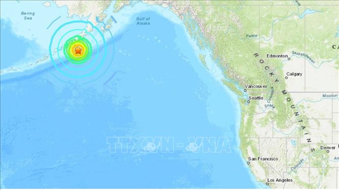 Động đất có độ lớn 5,9 tại bang Alaska (Mỹ)- Ảnh 1.