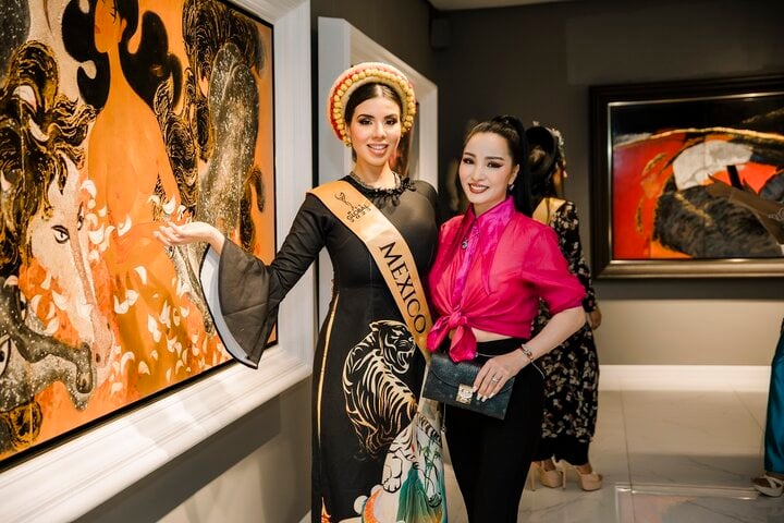 80 thí sinh Miss Global 2023 diện áo dài, trải nghiệm văn hóa Việt Nam- Ảnh 3.