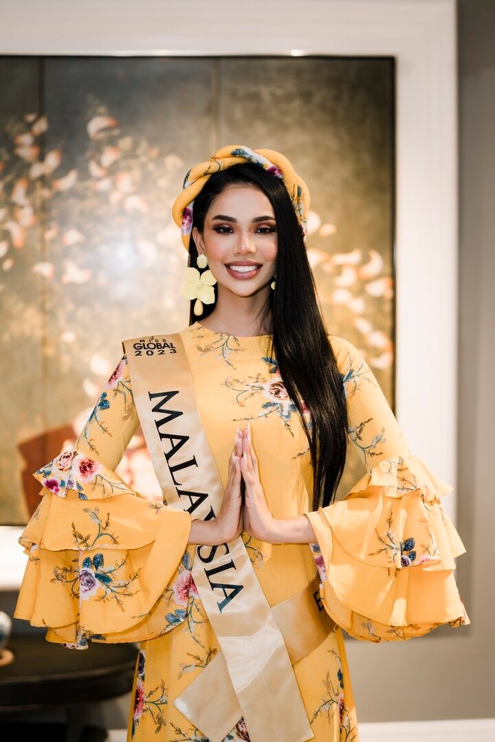 80 thí sinh Miss Global 2023 diện áo dài, trải nghiệm văn hóa Việt Nam- Ảnh 6.