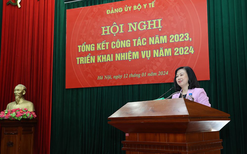 Đảng ủy Bộ Y tế tổng kết công tác Đảng năm 2023, triển khai nhiệm vụ năm 2024