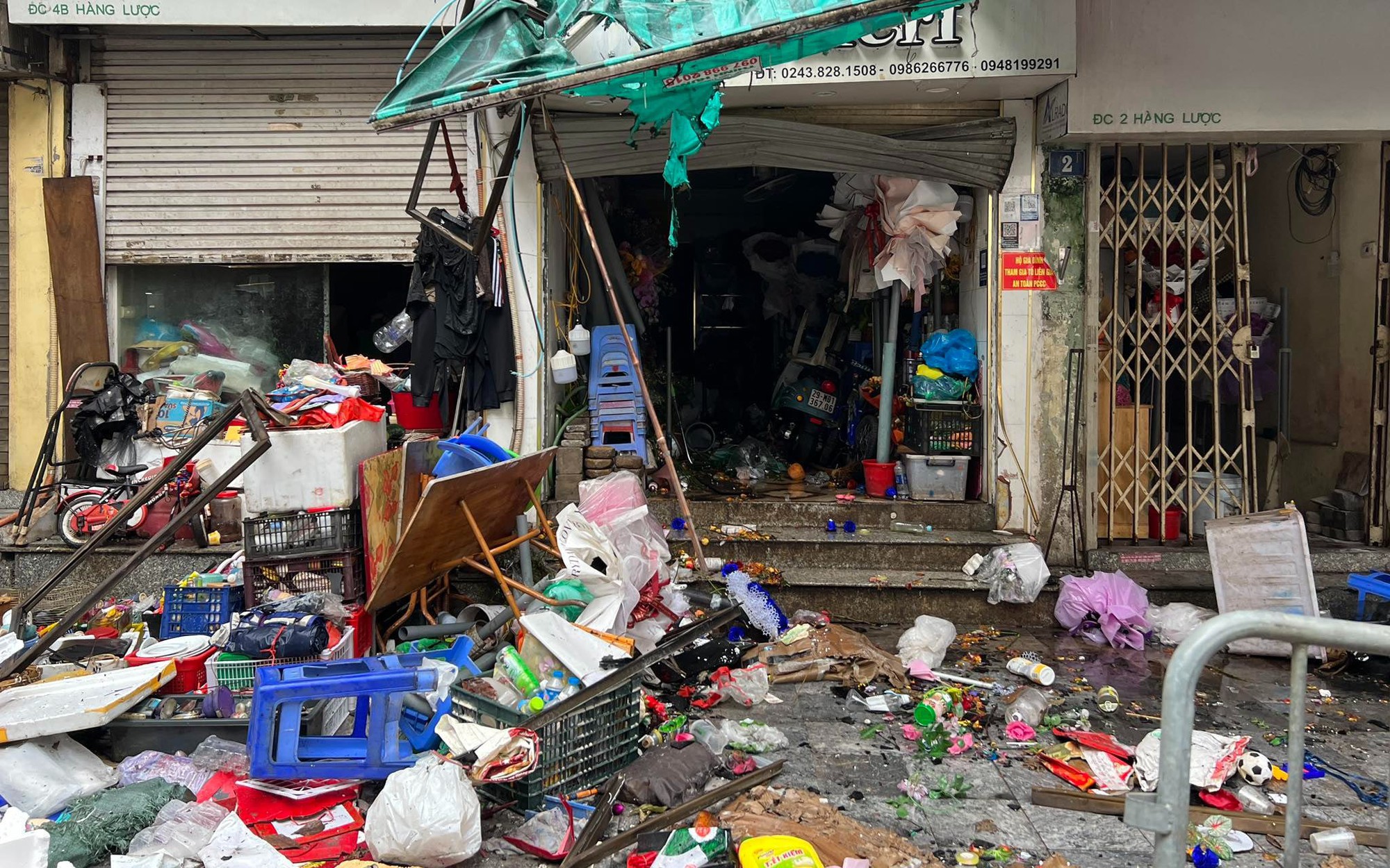 Hiện trường vụ cháy khiến 4 người tử vong trên phố cổ Hà Nội