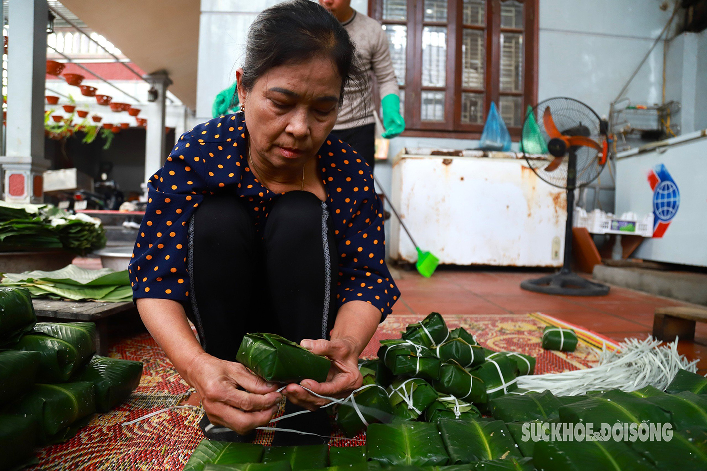 Bánh chưng làng Tranh Khúc nức tiếng gần xa- Ảnh 8.