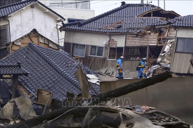 Số nạn nhân tử vong do động đất tại Nhật Bản đã lên tới 57 người