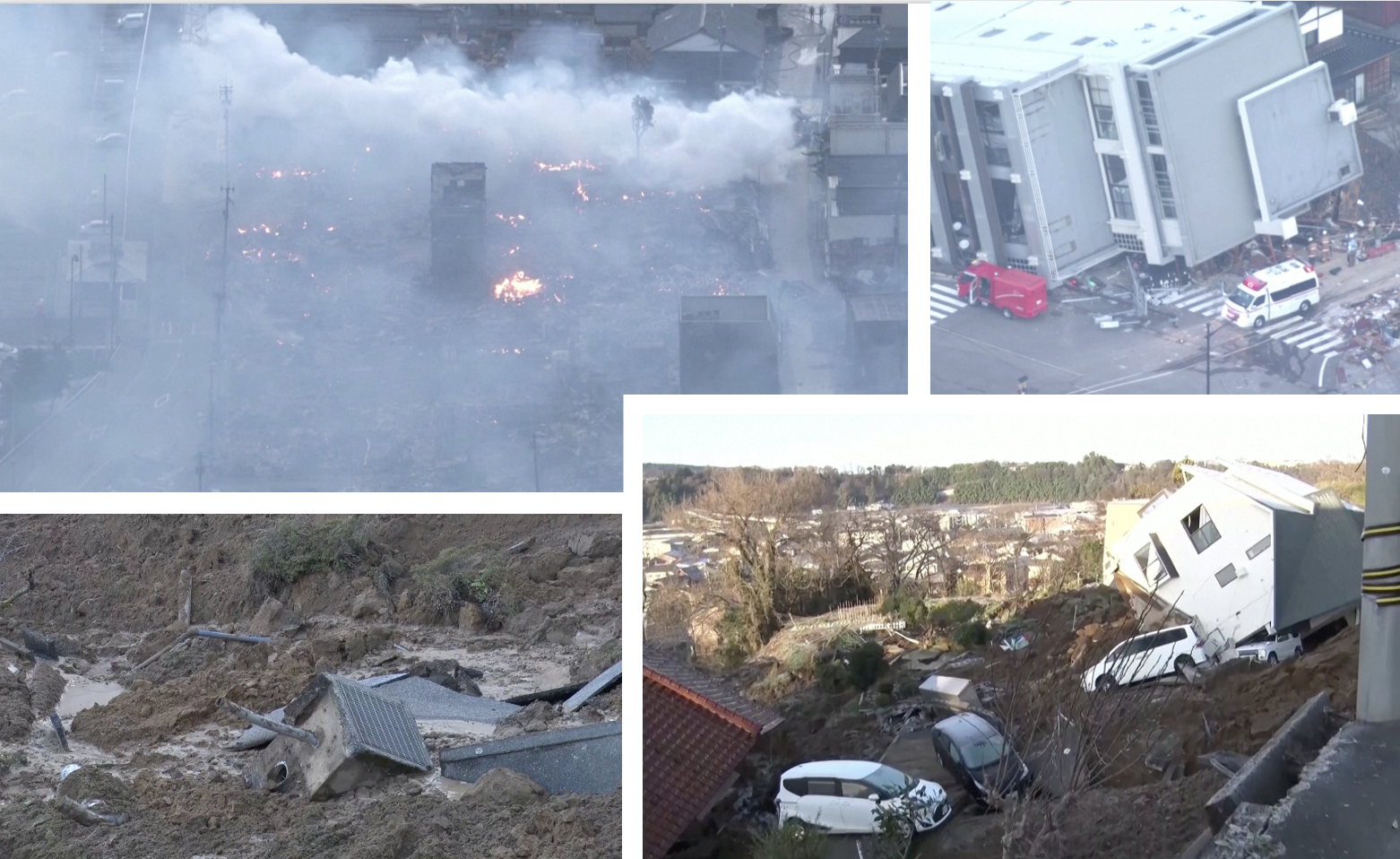 Hình ảnh mới nhất từ tâm chấn trong trận động đất lớn ở Nhật Bản- Ảnh 1.