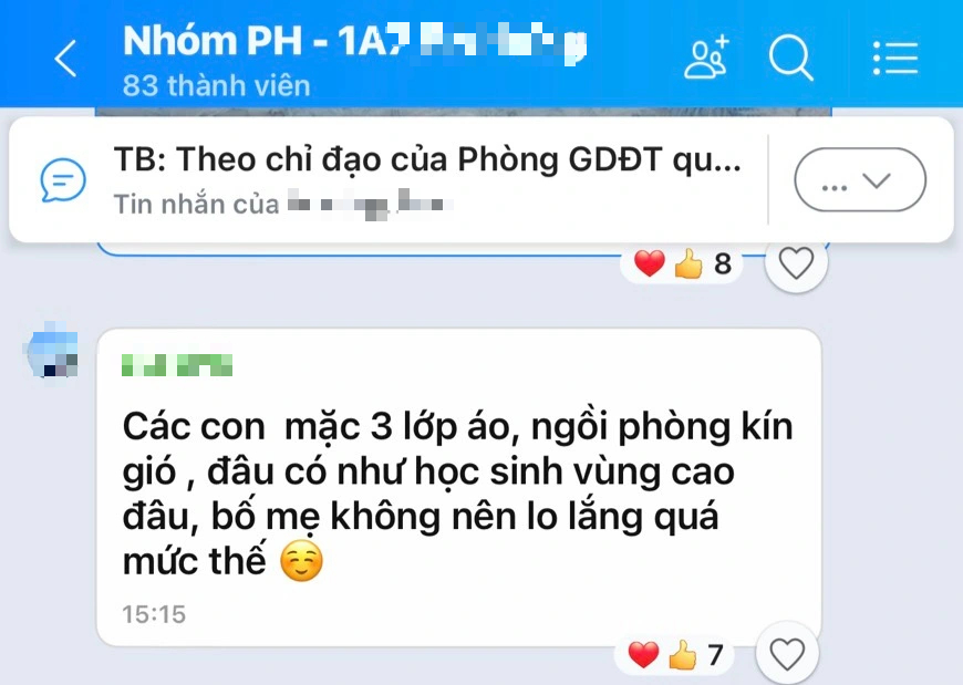 Trời rét đậm dưới 10 độ C nên cho con nghỉ hay đi học?- Ảnh 3.