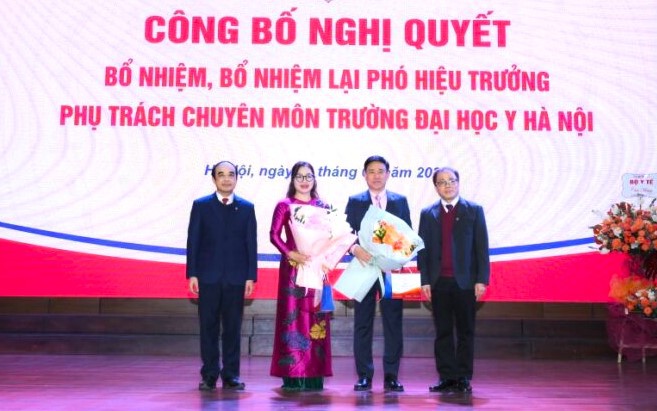 Trường Đại học Y Hà Nội bổ nhiệm, bổ nhiệm lại 2 Phó Hiệu trưởng