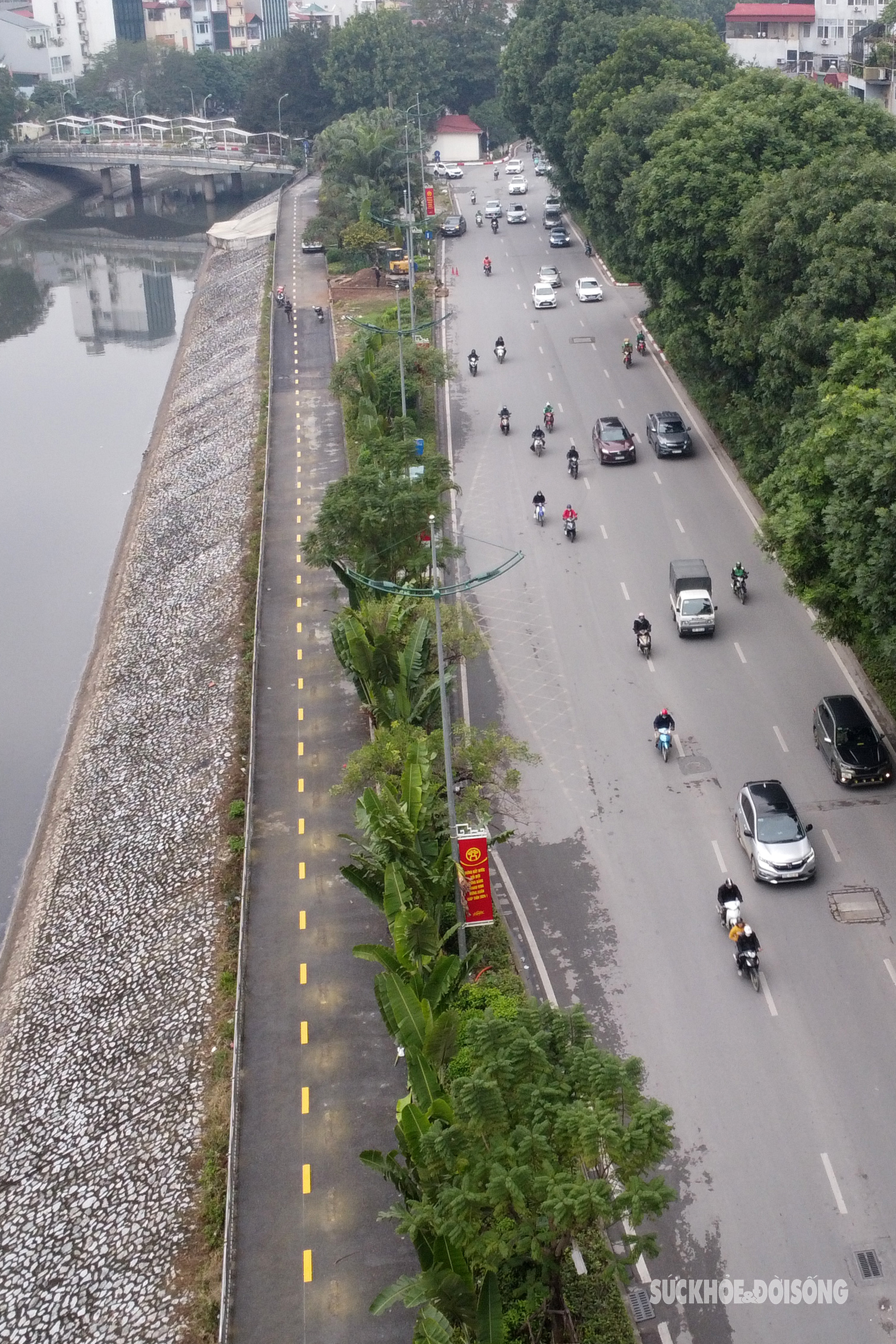 Người dân Thủ đô sẽ được đi xe đạp dọc sông Tô Lịch trên con đường riêng dịp Tết Giáp Thìn- Ảnh 2.