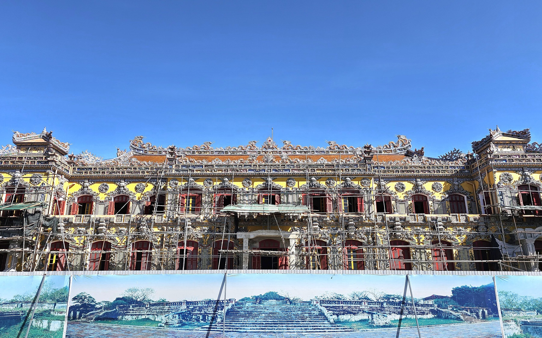 Hai cung điện trong Đại nội Huế chuẩn bị đón khách dịp Tết có gì đặc biệt?