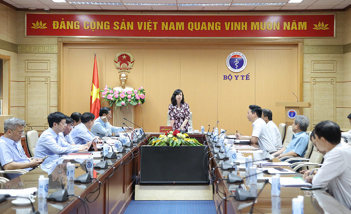 Bộ trưởng Bộ Y tế Đào Hồng Lan và đoàn công tác Chính phủ làm việc với tỉnh Bắc Ninh, Lạng Sơn- Ảnh 1.