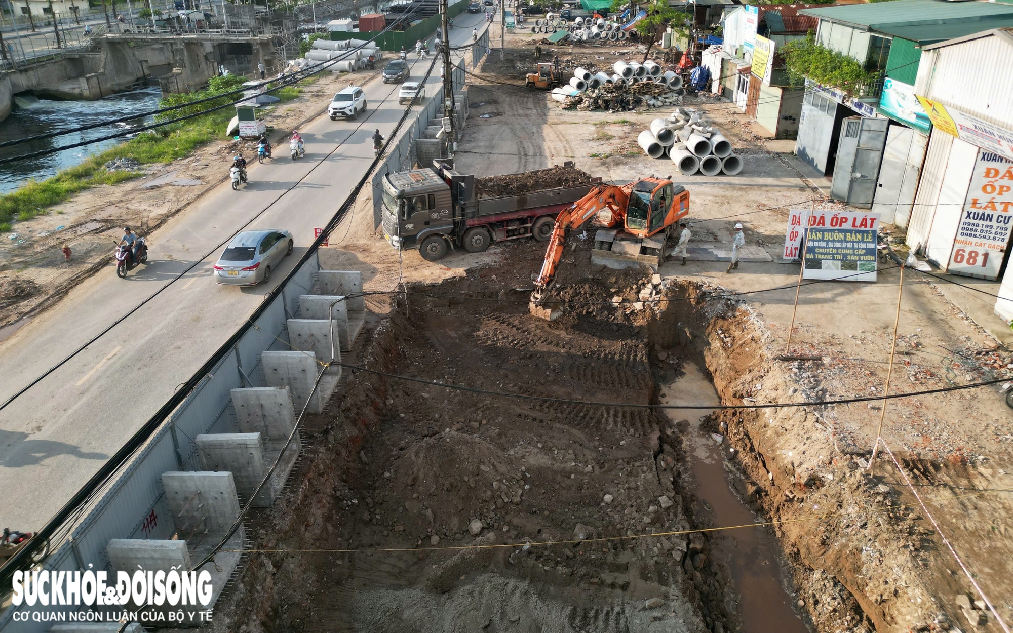 Hà Nội bắt đầu thi công mở rộng đường Tam Trinh