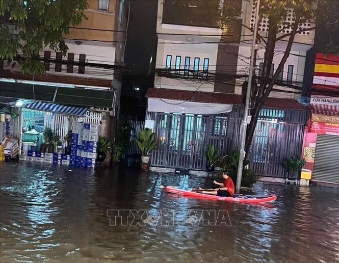 Bình Dương phản hồi tình trạng ngập úng tại ngã ba Cống- Ảnh 1.