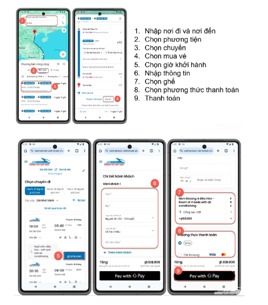 Người dân có thể mua vé tàu qua bản đồ trực tuyến- Ảnh 2.