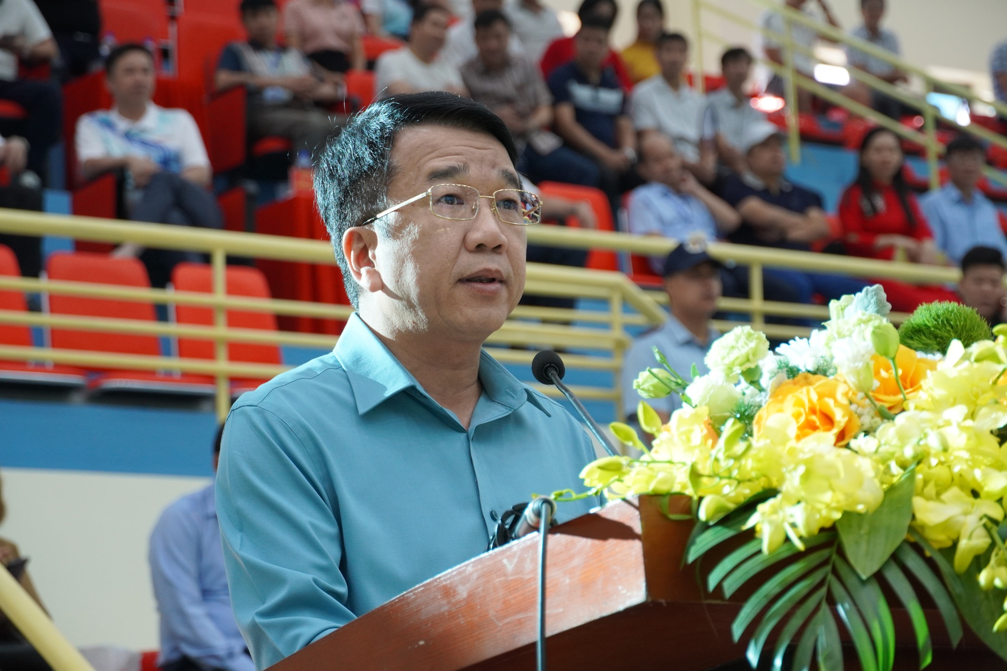 Khai mạc Giải Cầu lông toàn quốc Báo Thanh tra lần thứ XIX- Ảnh 5. Khai mạc Giải Cầu lông toàn quốc Báo Thanh tra lần thứ XIX- Ảnh 5.