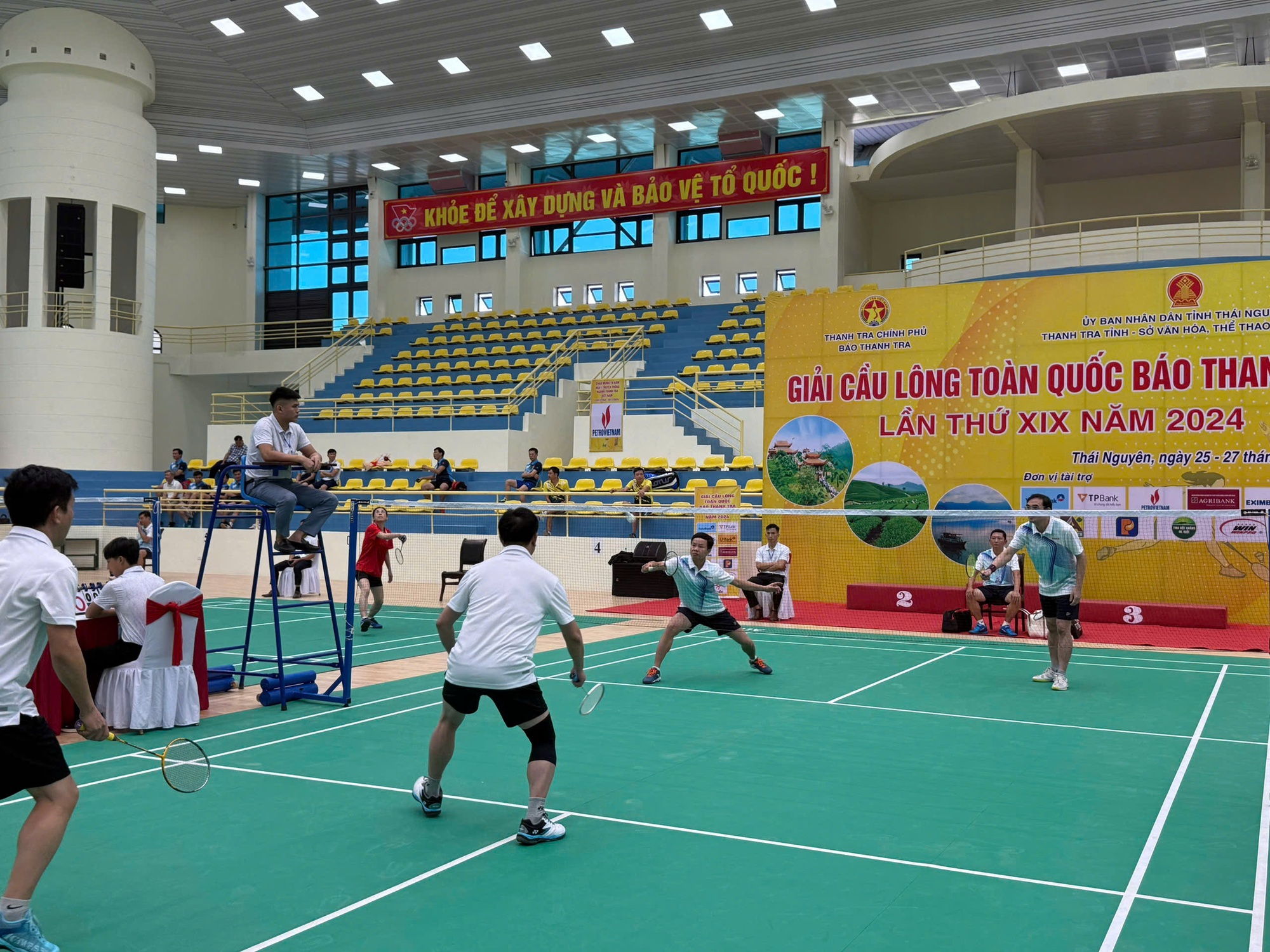 Khai mạc Giải Cầu lông toàn quốc Báo Thanh tra lần thứ XIX- Ảnh 10. Khai mạc Giải Cầu lông toàn quốc Báo Thanh tra lần thứ XIX- Ảnh 10.