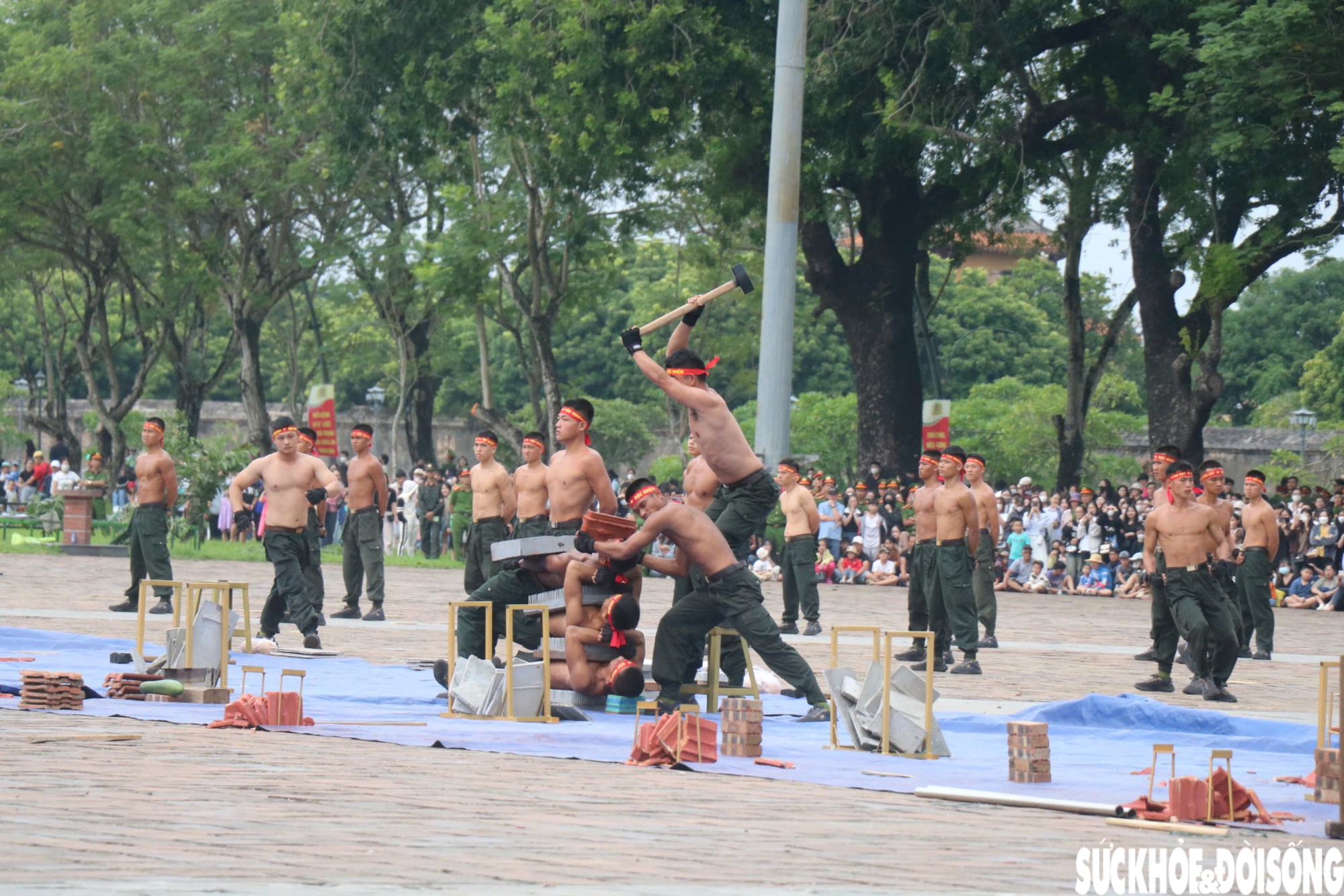 Mãn nhãn màn trình diễn võ thuật, khí công tại hội thi ngành công an- Ảnh 15.