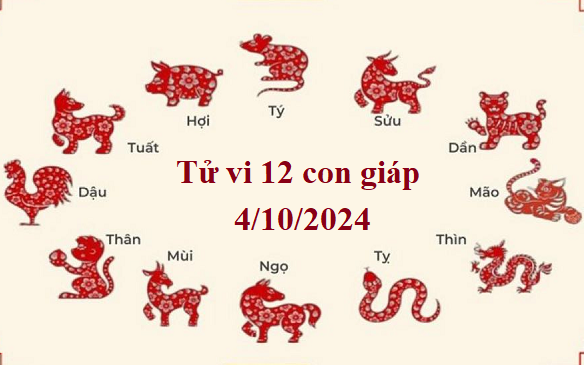 Tử vi 12 con giáp hôm nay 4/10: Mão suôn sẻ, Thân sự nghiệp may mắn