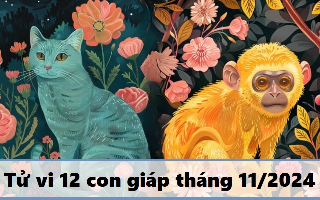 Tử vi 12 con giáp tháng 11/2024: Mão tiến triển sự nghiệp, Dậu đối mặt thách thức