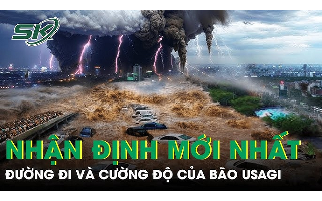 Chuyên gia khí tượng nhận định mới nhất đường đi và cường độ của bão Usagi