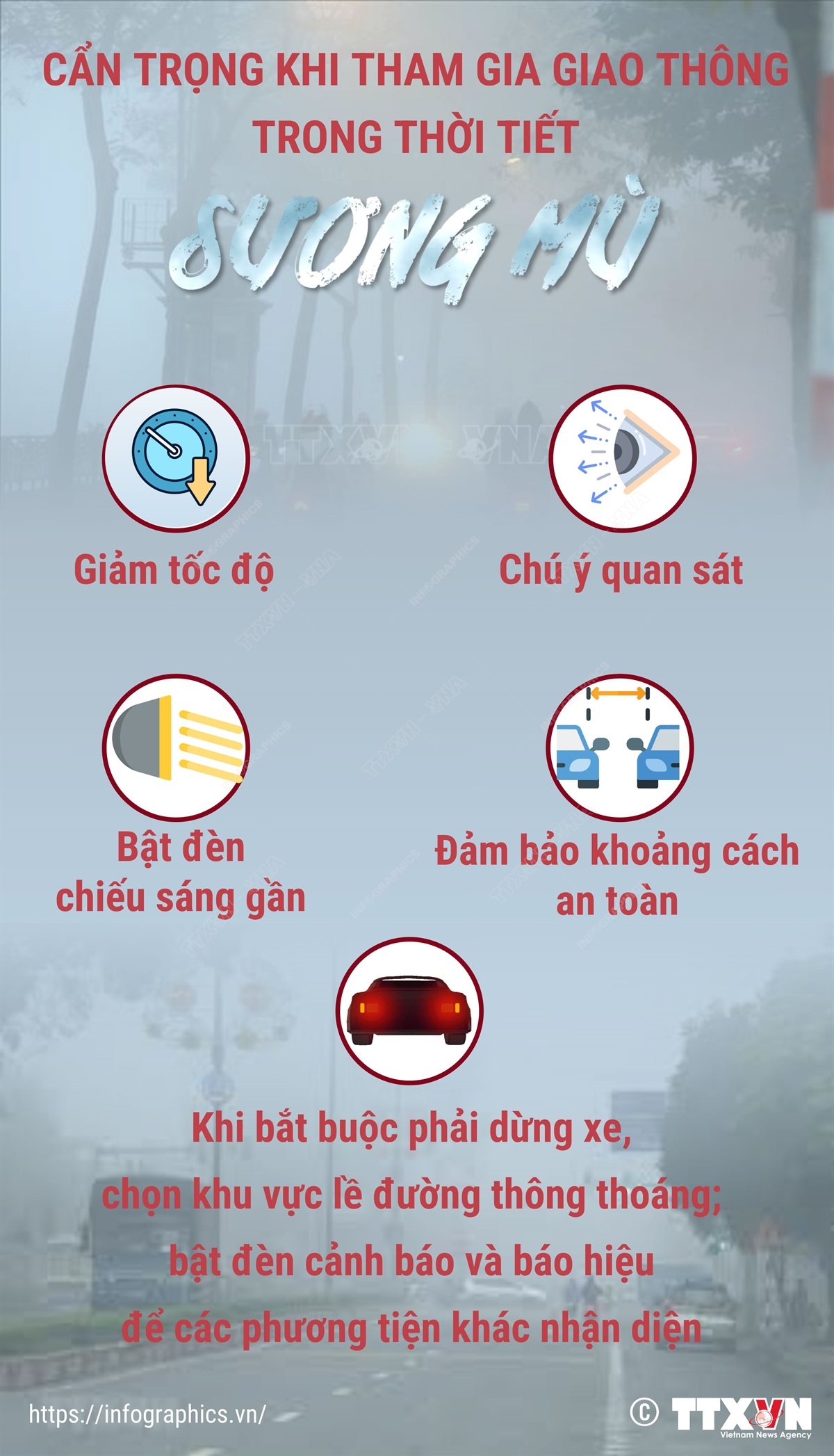 Cẩn trọng khi tham gia giao thông trong thời tiết sương mù- Ảnh 1.