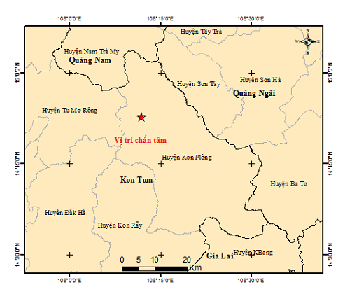 Chỉ 2 phút, liên tiếp 2 trận động đất ở Kon Tum- Ảnh 2.