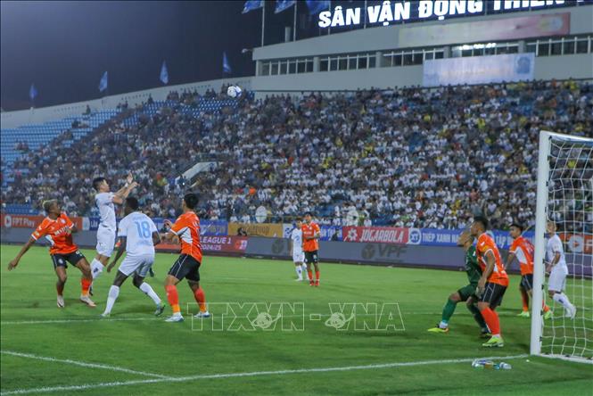 V.League 1: Các đội bóng tốp đầu đều giành chiến thắng- Ảnh 2.