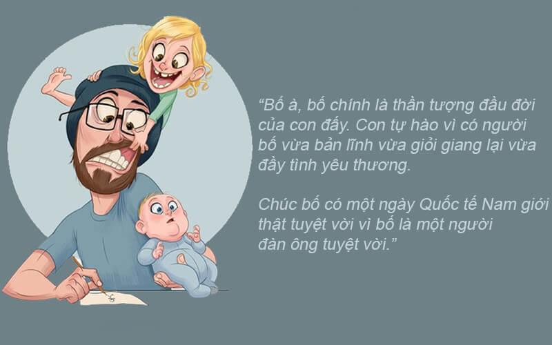 Lời chúc ngày Quốc tế Đàn ông 19/11 kính tặng bố