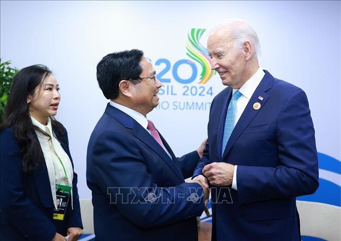 Thủ tướng Phạm Minh Chính gặp Tổng thống Hoa Kỳ Joe Biden- Ảnh 2.