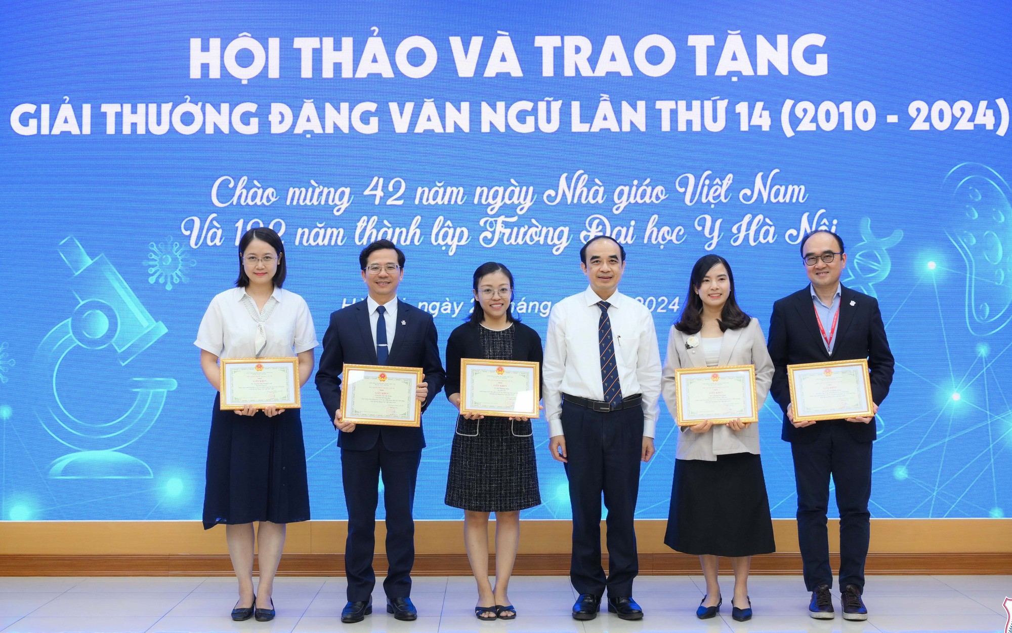 Trường Đại học Y Hà Nội trao giải thưởng Đặng Văn Ngữ lần thứ 14