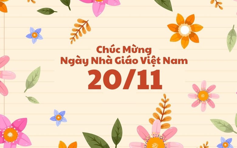 Những mẫu thiệp chúc mừng ngày Nhà giáo Việt Nam 20/11 đẹp nhất 2024