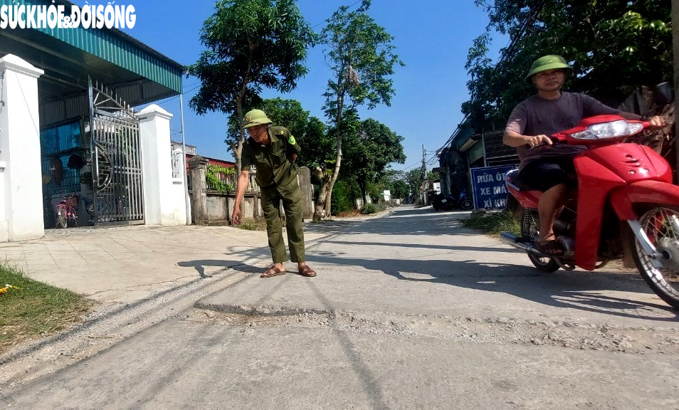 Khoảnh khắc trâu 'điên' lao trên đường húc gãy chân người phụ nữ đi xe máy ở Hải Dương- Ảnh 1.