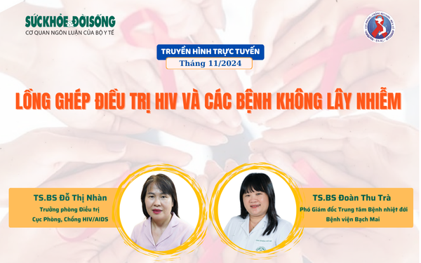 Truyền hình trực tuyến: Lồng ghép điều trị HIV và các bệnh không lây nhiễm