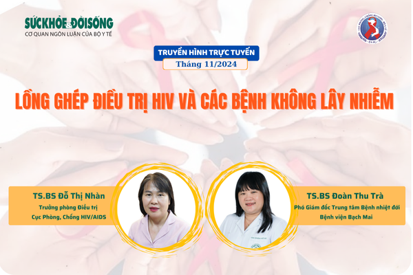 Truyền hình trực tuyến: Lồng ghép điều trị HIV và các bệnh không lây nhiễm- Ảnh 1.