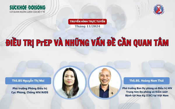 Truyền hình trực tuyến: Điều trị PrEP và những vấn đề cần quan tâm