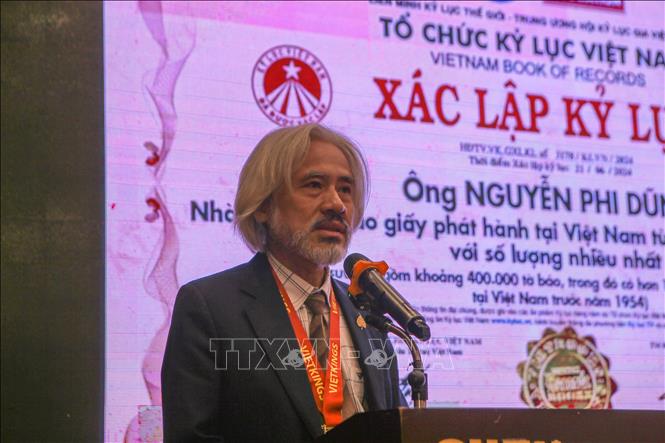 Xác lập kỷ lục nhà sưu tầm báo giấy nhiều nhất tại Việt Nam- Ảnh 2.